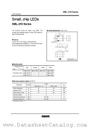 SML-210PT datasheet pdf ROHM