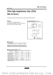 SML-212DT datasheet pdf ROHM