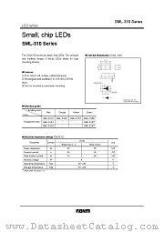 SML-310MT datasheet pdf ROHM