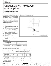 SML-311DT datasheet pdf ROHM