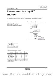 SML-810MT datasheet pdf ROHM