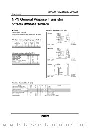 MMSTA06 datasheet pdf ROHM