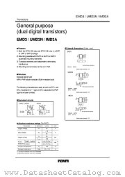 UMD3N datasheet pdf ROHM