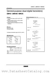 UMH3N datasheet pdf ROHM