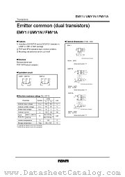 FMY1A datasheet pdf ROHM