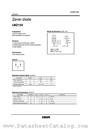 UMZ12N datasheet pdf ROHM