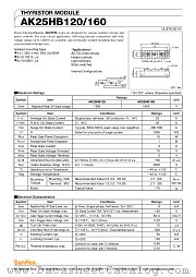 AK25HB120 datasheet pdf SanRex