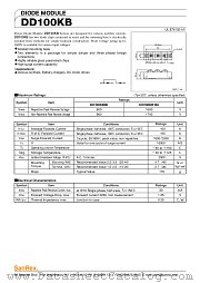 DD100KB80 datasheet pdf SanRex