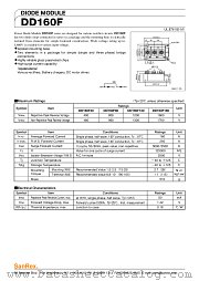 DD160F120 datasheet pdf SanRex