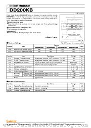 DD200KB120 datasheet pdf SanRex