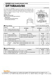 DF75BA80 datasheet pdf SanRex