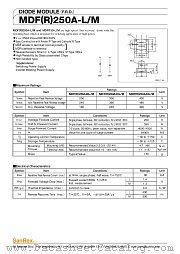 MDR250A30L datasheet pdf SanRex