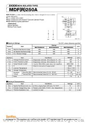 MDR250A40 datasheet pdf SanRex
