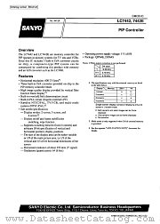 LC7442 datasheet pdf SANYO