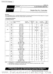 LC7230-8272 datasheet pdf SANYO