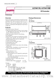 LC74411NE datasheet pdf SANYO