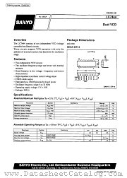 LC7444 datasheet pdf SANYO