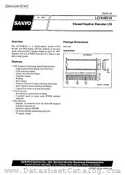 LC7458B-04 datasheet pdf SANYO