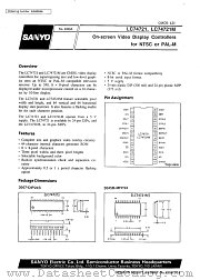LC74721 datasheet pdf SANYO