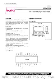 LC74770 datasheet pdf SANYO