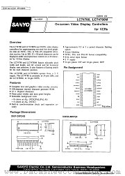 LC74780 datasheet pdf SANYO