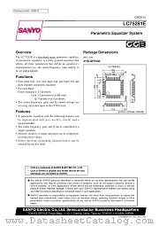 LC75281 datasheet pdf SANYO