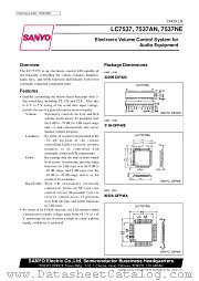 LC7537 datasheet pdf SANYO