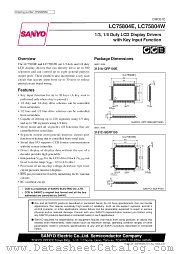 LC75804 datasheet pdf SANYO