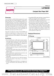 LC78625 datasheet pdf SANYO