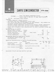 STK-0080 datasheet pdf SANYO