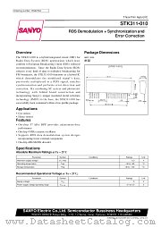 STK311-010 datasheet pdf SANYO
