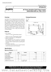 STK400-070 datasheet pdf SANYO