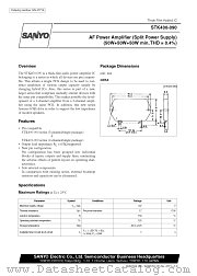 STK400-090 datasheet pdf SANYO