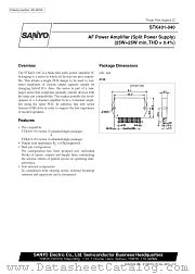 STK401-040 datasheet pdf SANYO