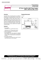 STK401-060 datasheet pdf SANYO