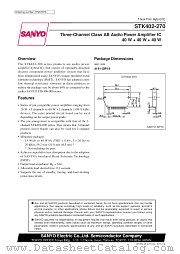 STK402-240 datasheet pdf SANYO