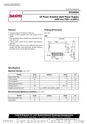 STK4032X datasheet pdf SANYO
