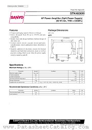 STK4036XI datasheet pdf SANYO