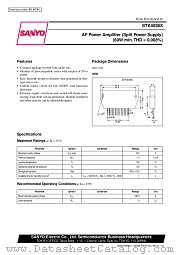 STK4038X datasheet pdf SANYO