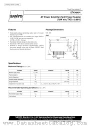 STK4040V datasheet pdf SANYO