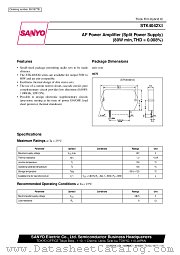 STK4042XI datasheet pdf SANYO