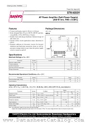 STK4050V datasheet pdf SANYO