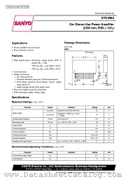 STK4065 datasheet pdf SANYO
