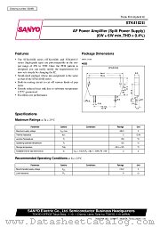 STK4102II datasheet pdf SANYO