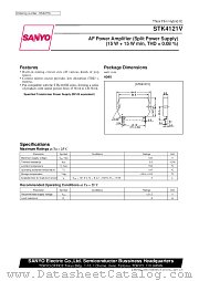 STK4121V datasheet pdf SANYO