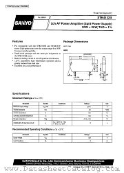 STK4132 datasheet pdf SANYO