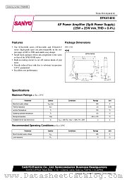 STK4142II datasheet pdf SANYO