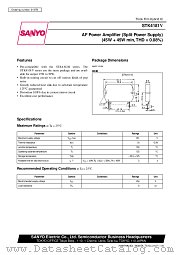 STK4181V datasheet pdf SANYO