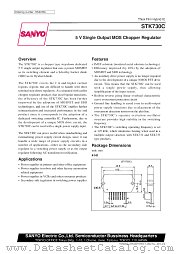 STK730C datasheet pdf SANYO