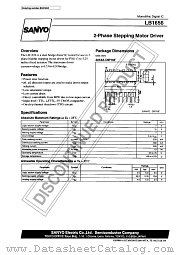LB1656 datasheet pdf SANYO